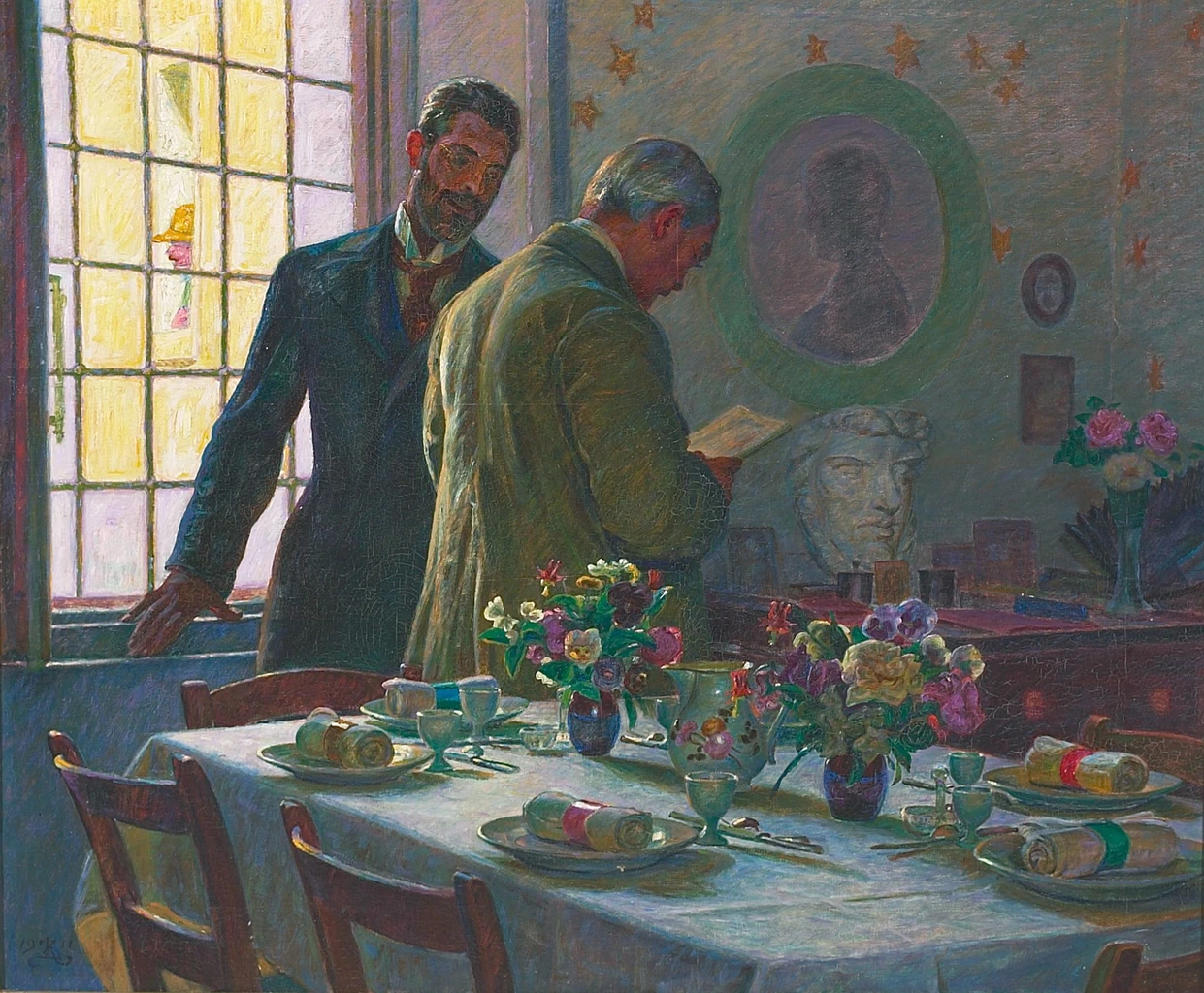 Kristian Zahrtmann - Prima colazione a Civita d'Antino, 1911